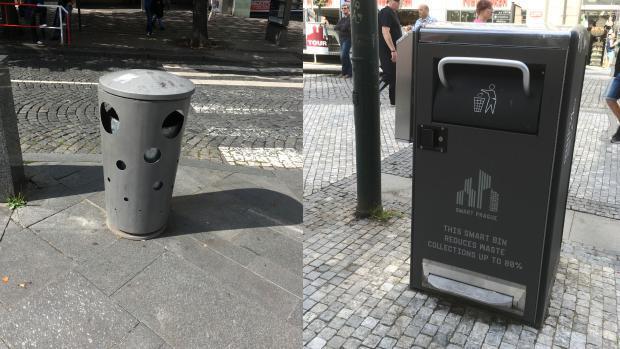 irozhlas Praha testuje 'chytré' odpadkové koše, půjčení jednoho přijde na 75 tisíc na půl roku Přes dva miliony zaplatila městská akciovka Operátor ICT za půlroční zápůjčku 30 chytrých odpadkových