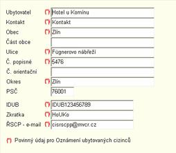 145 Recepce Savarin cizinecké a pohraniční policie ŘSCP - e-mail - elektronická adresa pro odesílání oznamování ubytovaných cizinců Konverzní přepočet - použito při přechodu z národní měny na