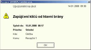 6 Novinky Informace o nově vydaných verzích Recepce. 6.1 20.03.2017 - ver. 5.0.19.