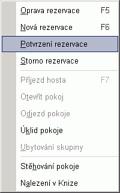 KUCHAŘKA - návody a postupy 20 použijte knihu rezervací.