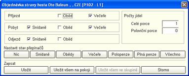 KUCHAŘKA - návody a postupy U vybraného hosta otevřete pokoj, dvojklikem nebo stiskem tlačítka Otevřít pokoj v místním menu. Objeví se okno pro ubytování na pokoji.