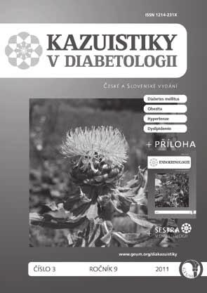 Kazuistiky v diabetologii 3/2011 Brož, J. Diabetes mellitus a chronická pankreatitida. Kazuistiky v diabetologii 9, 3: 4 7, 2011.