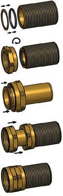 FITINKY MOSAZNÉ BRASS FITTINGS MESSINGFITTINGS MOSIĘŻNE ŁĄCZNIKI MOSADZNÉ FITINGY SÁRGARÉZ IDOMOK FITINGURI ALAMA MESINGANI FITING RACCORDI IN OTTONE ASSEMBLY PROCESS MMU - Components: 2x MMU374, 1x