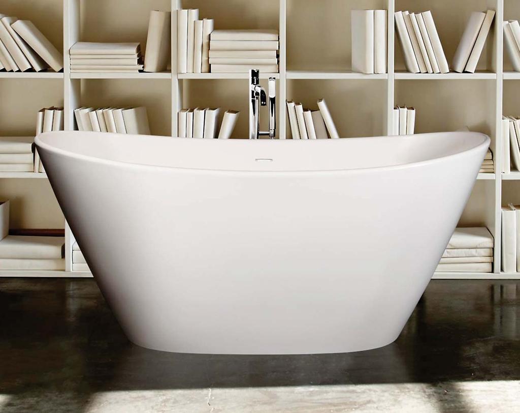 150 vany / z litého mramoru Vany Díky anatomickému a atraktivnímu tvaru jsou vany