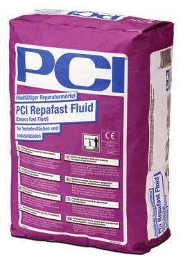 Fluid PCI Repafast Fluid / PCI Vergussfix PCI Repafast Tixo PCI Repafast Fluid Opravná malta pro zalévání a
