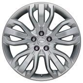 21" kola z lehké slitiny s 5 trojitými paprsky, Satin Polished, Style 5091 031NR 4 21" kola z lehké slitiny s 5 trojitými