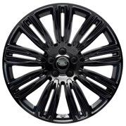 8 35 700 43 197 22" kola z lehké slitiny s 9 dvojitými paprsky, Dark Grey, Diamond Turned, Style 9012 Nelze pro P400e.