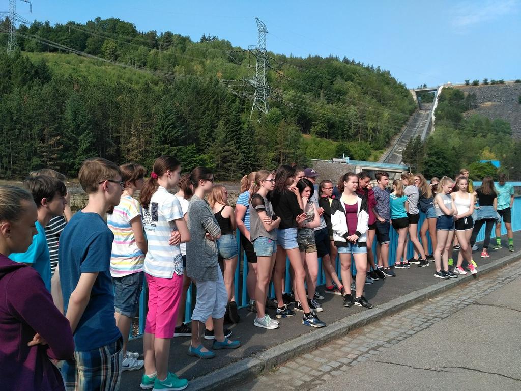 V přečerpávací vodní elektrárně Dalešice jim přálo štěstí a na vlastní oči mohli pozorovat start obrovského stroje Francisovy turbíny.
