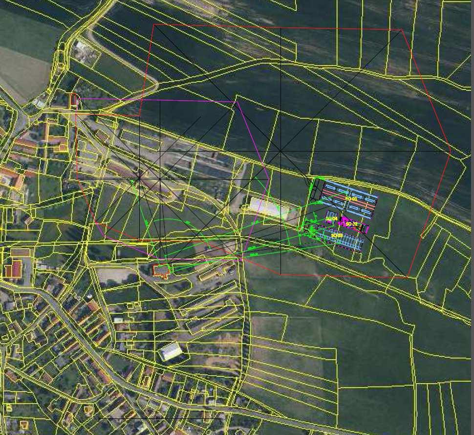 Rozšíření zemědělského areálu Bušovice Strana 43 3) Situace navrženého OP M