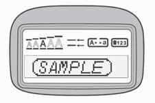 Velikost písma Počet řádků Velká písmena Čísla Obrázek 5 Režim CAPS (velká písmena) Tlačítko slouží k přepínání zadávání malých a velkých písmen.