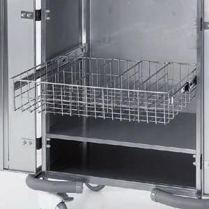 basket with compartments, max load of cart 80 kg Detail 1 x