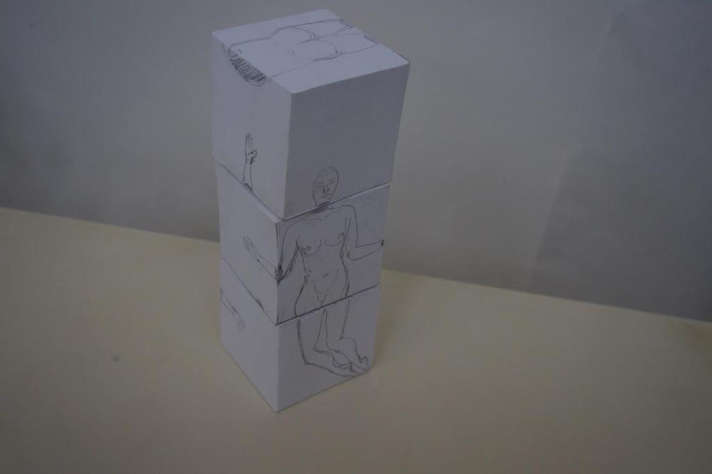 Papírový model, ženská