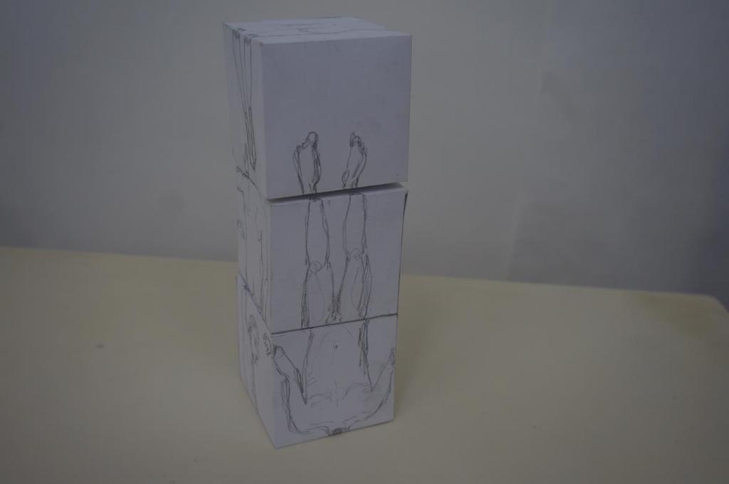 7cm): Papírový model, sochy,