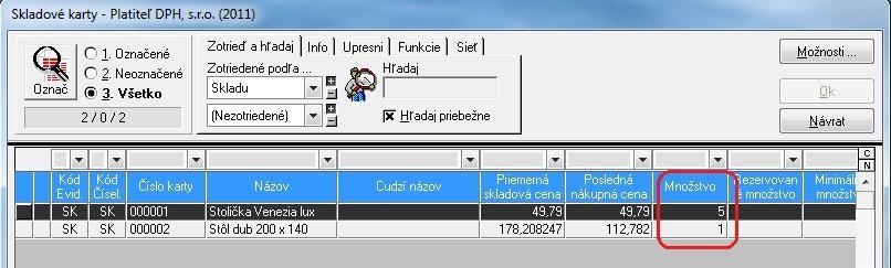13) Menu Sklad Pohyby na sklade Výdaj Postupujete rovnako ako v bode 9. Výdajka bude zaúčtovaná aţ po uzávierke skladu. POZOR Tovar na sklade by sa nikdy nemal nachádzať v mínusovom zostatku.