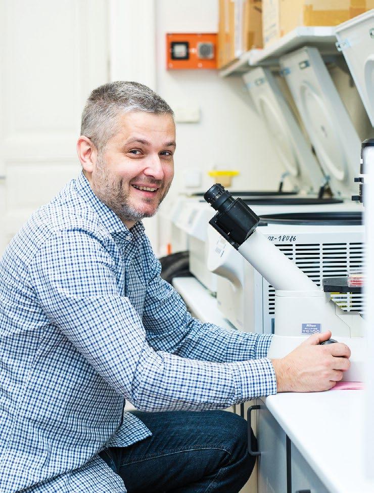 všichni chceme být jednička Kterým vědeckým tématům se věnujete? Jak jsem se už zmínil, klinicky i experimentálně agresivním lymfomům, tj.