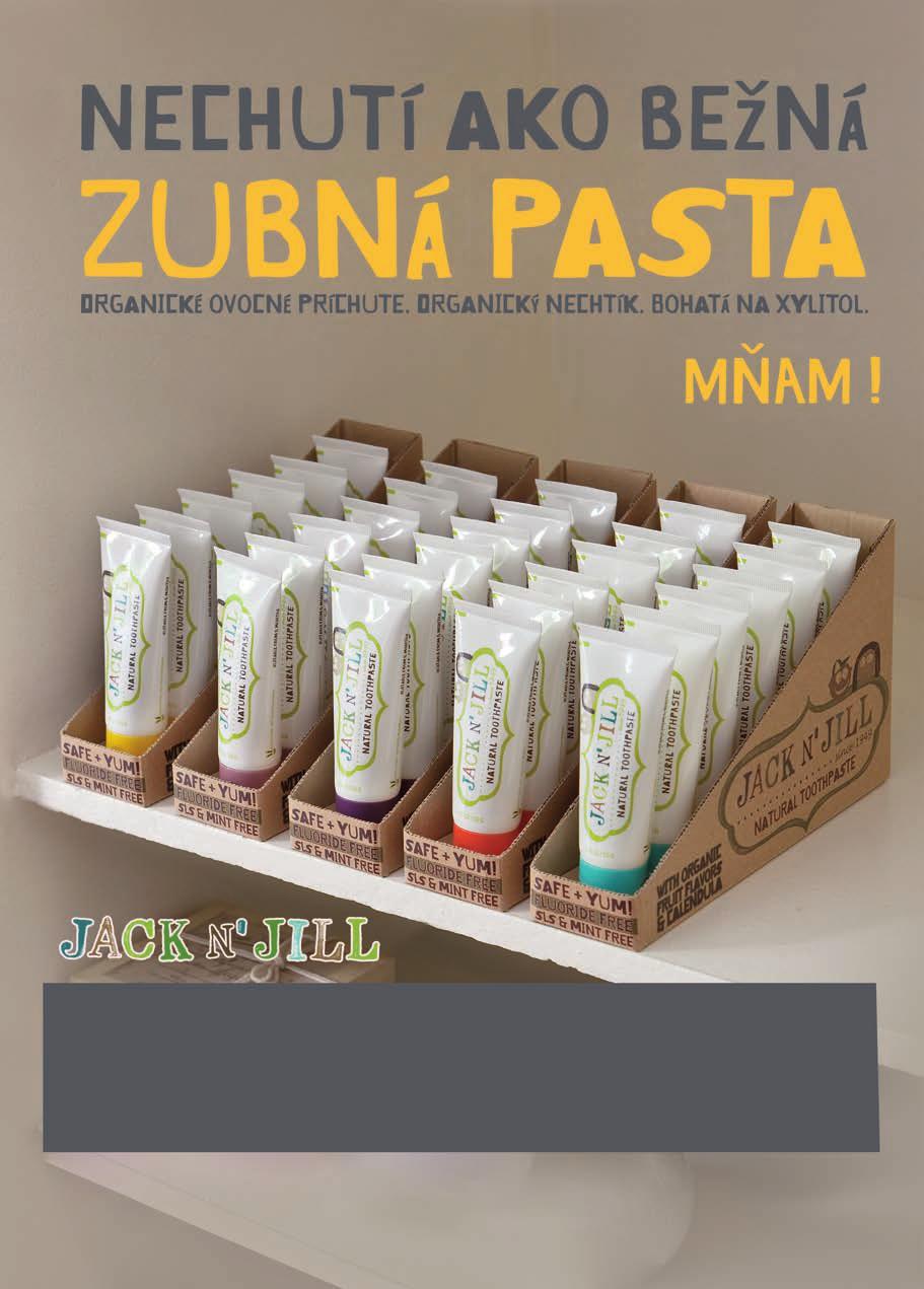 Absolútne najbezpečnejšia zubná pasta pre deti s organickými prísadami a navyše s minimalistickým, recyklovateľným balením bez BPA.