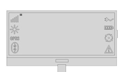 Displej Displej pro prodava e LCD grafický, 132/64 pix. Displej pro zákazníky LCD grafický, 132/24 pix - zobrazuje externí zdroj napájení.