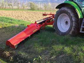 22 Stranový mulčovač lehký MBPL (Low Vib) Hydraulický boční a vertikální pohyb 99 45 90 Plynulé