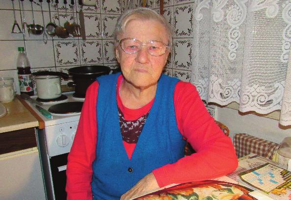 Do Čkyně se přestěhovala s manželem, když jí bylo 26 let. Ve svém čkyňském bytě žije již 70 let. Její manžel pocházel ze Starova.