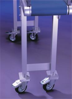 Systémy stojanů bezpečná stabilita a flexibilní kombinace Jednoduchý stojan Jednoduchý stojan je určen pro pásové dopravníky až do