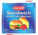 Tavený syr plátky
