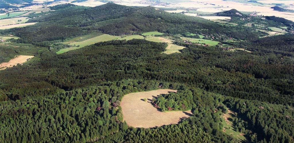 HRADIŠŤANSKÁ LOUKA Obrázek 8-5 Hradišťany (http://www.archeologickyatlas.cz) PR Hradišťanská louka se nachází na kopci Hradišťany (německy Radelstein), což je čedičový a znělcový vrch.