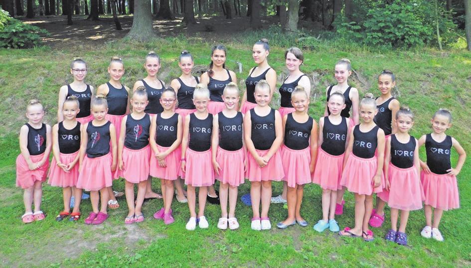 HORNÍ JIŘETÍN MEZIBOŘÍ Letní přípravu mají za sebou hornojiřetínské gymnastky Letní soustředění moderních gymnastek z Horního Jiřetína je velmi důležitá příprava pro nácvik společných skladeb na