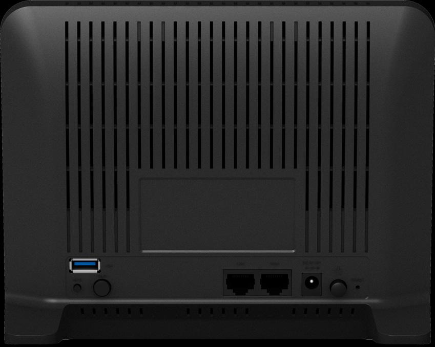 Vzhled směrovače Wi-Fi Synology Router 1 2 3 4 5 6 7 8 9 10 Číslo Název položky Umístění Popis 1 Kontrolka Wi-Fi Zobrazuje stav signálů Wi-Fi. Přední panel 2 Kontrolka STATUS Zobrazuje stav systému.