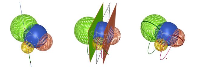 Inversion and Problem of Tangent Spheres 103 task to the other. But if we are not aware of this fact, a proper sphere inversion transforms the task to the previous inverse configuration.