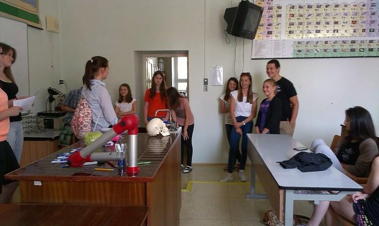 V pátek 5.6.2015 se konal v aule školy výchovný koncert pro všechny třídy s výjimkou 3. ročníku a septimy. Akci zorganizoval profesor Trumpeš. Ve středu 10. 6. 2015 proběhlo 1.