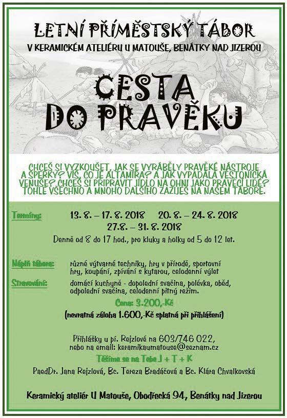 ZPRAVODAJSTVÍ SPOLEČENSKÁ NABÍDKA 30. 9. 2017-2. 9. 2018, Výstava LOVE, Výstavní síň Jiřího Krohy, Husovo náměstí, Benátky nad Jizerou. Pořadatel: Město Benátky nad Jizerou 13. 3. 2018, 18:00-20:00 hodin, Sportovec roku 2017 města Benátky nad Iizerou, sportovní hala města Dražice NIBE aréna.