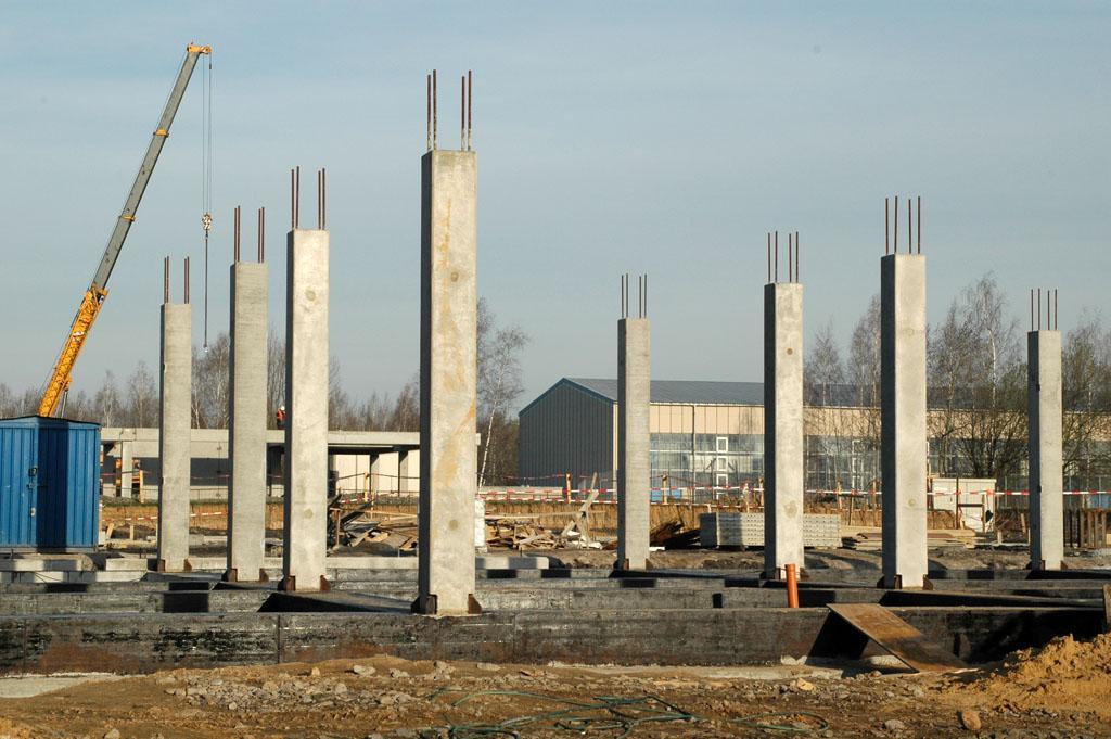 Ukázky roštů Roštová konstrukce základů, Centrum