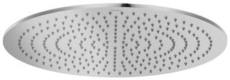 Armatury informace o výrobku Hlavové sprchy připojení ze stěny / ze stropu Možnosti kombinací Ø 200 mm Ø 240 mm Ø 300 mm Ø 400 mm # UV0660 0130