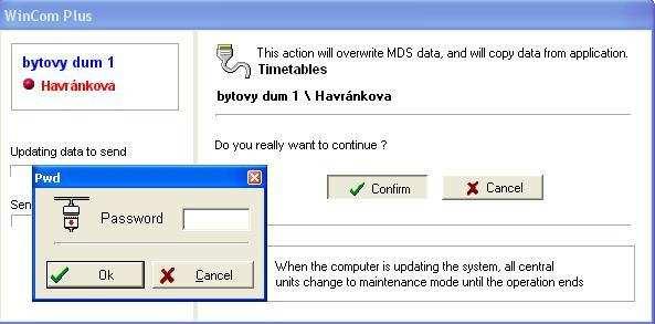 Systém MDS SW WincomPlus Budete vyzváni k povolení zápisu do Centrální