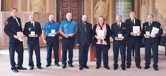 června 2018 příslušníkům Policie České republiky, Městské policie hl. m. Prahy a Hasičského záchranného sboru ČR za jejich příkladnou a obětavou službu veřejnosti.