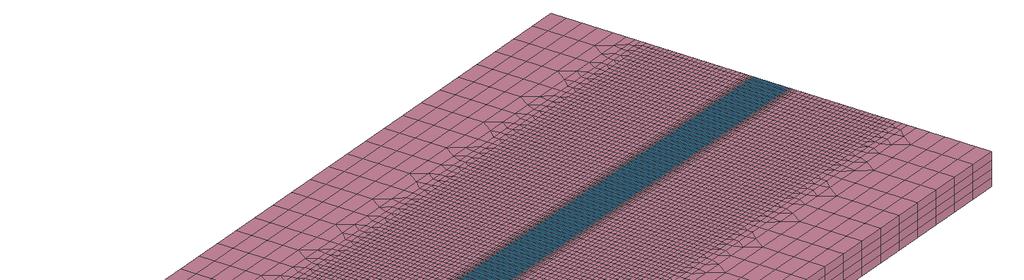 Model vytvořený na základě rozměrů uvedených v tab. 7.21 je na obr. 7.15. Síť konečných prvků obsahuje 149 290 elementů a 132 506 uzlů.