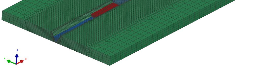 Jestliže byla verifikace zpravidla prováděna na zjednodušených geometrických modelech, validace byla prováděna na modelech odpovídajících geometrickému tvaru skutečných modelů pro svařovací