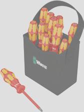 Kraftform 2go 100 Kraftform 2go 300 11 VDE izolovaných šroubováků Kraftform; pro křížové šrouby Phillips a Pozidriv, TORX a šrouby s plochou drážkou.