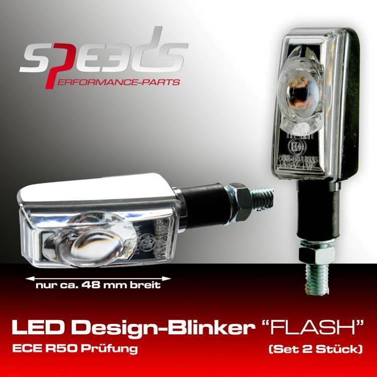 LED Design-blinkry FLASH (sada = 2 kusy) LED blinkry (sada = 2 kusy) Velmi opticky vydařené, vysoce kvalitní LED blinkry, vysoká kvalita je patrná na dotek Provedení ve dvou barvách: černá + chrom -