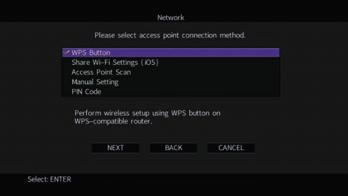 1 2 3 4 5 6 7 8 9 10 11 A C: Jiné způsoby připojení Pokud bezdrátový router (přístupový bod) nepodporuje použití tlačítka WPS, konfi gurujte bezdrátové připojení k síti postupem uvedeným dále.