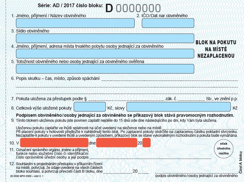Pro správní orgán Pro obv.