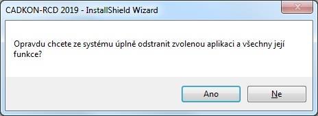 Odinstalace CADKONu-RCD 2019 Chcete-li CADKON-RCD 2019 odinstalovat z počítače, postupujte následovně: Windows 10/8.1 1. Klikněte pravým tlačítkem myši na Start. 2. Vyberte volbu Programy a funkce. 3.