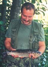 VN Banská Belá, 31. 7. 2003, živá rybka, na ťažko.