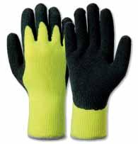9, 10 VE740 - zimní rukavice Zimní rukavice ze směsi akrylu/pes/ba, povrstevní dlaně a prstů přírodním latexem. 03 3100 456 vel.