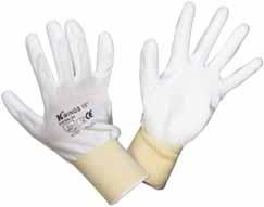 7 11 WINGS BLACK - povrstvené rukavice Jemný bezešvý nylonový úplet, pružná manžeta, dlaň a prsty pokryté tenkou vrstvou polyuretanu, černé. 03 3100 480 vel.