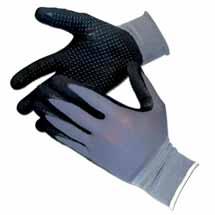 03 3262 010 vel. 7 11 NEXT - univerzální rukavice Bezešvý jemný bílý nylonový úplet, konce prstů pokryty tenkou vrstvou polyuretanu, pružná manžeta.