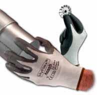 7 11 POWERFLEX 80-602 - protiřezné rukavice Bezešvé protiřezné kevlarové rukavice povrstvené zdrsněným přírodním kaučukem, neobsahují silikon - nezanechávají otisky, teplu odolné do 250 o C, vhodné
