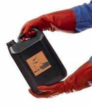 6 11 BARRIER 02-100 - chemické rukavice Tenká pětivrstvá rukavice extrémně odolná vůči široké škále chemikálií a rozpouštědel, vhodná zejména jako druhá vrstva
