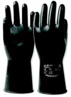 8 11 VITOJECT 890 - chemické rukavice Extrémně chemicky odolné rukavice z fl uorkaučuku, hladké, shrnovací lem, pudrované, délka 350 mm,