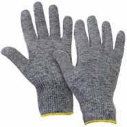 6 11 PRIMACUT - protiřezné rukavice Oboustranné pletené bezešvé protiřezné rukavice z vlákna PREMIUM, prošití aramidovou nití mezi palcem a ukazovákem, pratelné, balení